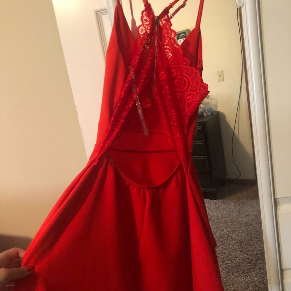 Red dress